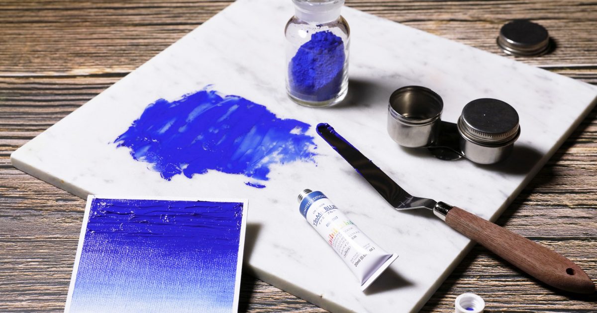 YInMn Blue, Latest Blue Pigment Available in the Form of Oil Paint at