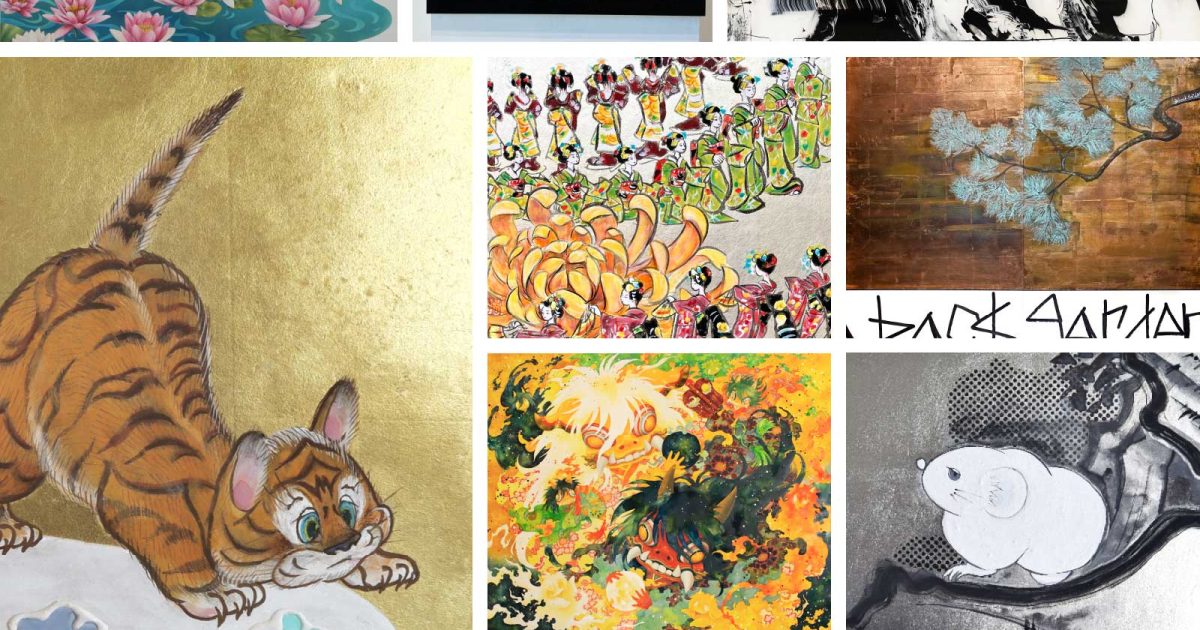 WHAT CAFE、現代アーティスト16名による 「動き出す浮世絵展
